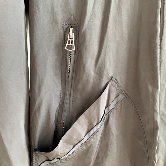 Zara Trafaluc Army Green Rain Coat - Picture 4 of 7